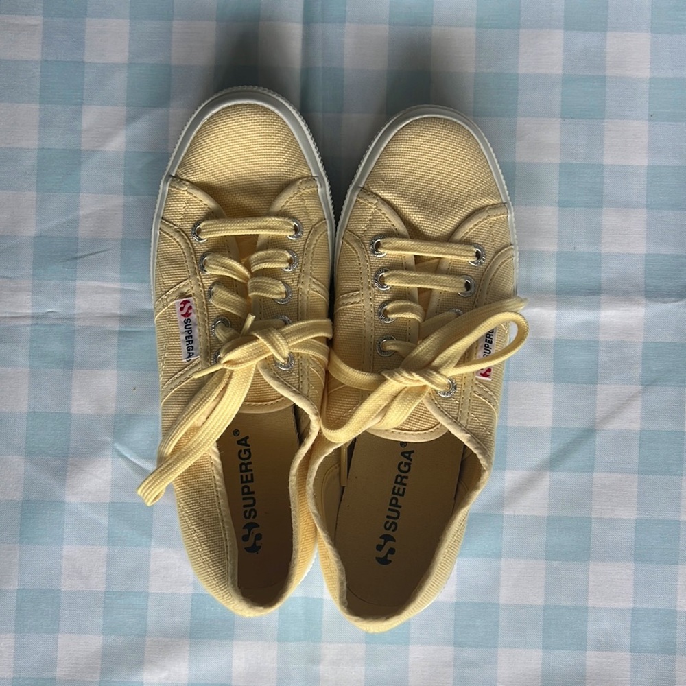 Pastel Yellow Superga Sneaker